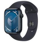 Refurbished Apple Watch Series 9 45mm, Verzenden, Zwart, IOS, Nieuw