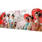 Ksavera - Japanese geisha DS0453 - diptych XXL - 160cm