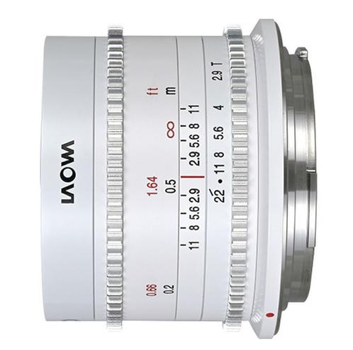 Laowa 9mm T2.9 Zero-D Cine Lens White - Canon RF, Audio, Tv en Foto, Fotografie | Lenzen en Objectieven, Groothoek Fisheye-lens