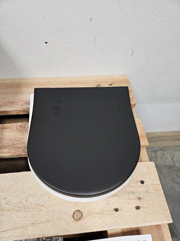 Urinoir Deksel Globo Forty3 Met Softclose Systeem Mat Zwart, Doe-het-zelf en Verbouw, Sanitair, Overige typen, Nieuw, Ophalen of Verzenden