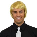 Heren pruik stijl blond kort, Ophalen of Verzenden, Nieuw