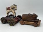 Houten speelgoed India - Staal, Teak hout - India - Begin