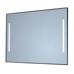 Spiegel Sanicare Q-Mirrors 65x70 cm Vierkant Met Links &, Huis en Inrichting, Woonaccessoires | Spiegels, Nieuw, Minder dan 100 cm