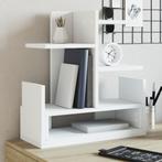 vidaXL Bureau organiser 49x20x52,5 cm bewerkt hout wit, Verzenden, Nieuw in verpakking
