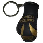 PunchR™ Punch Round Bokshandschoen Sleutelhanger Zwart Goud, Sport en Fitness, Boksen, Nieuw, Overige, Ophalen of Verzenden