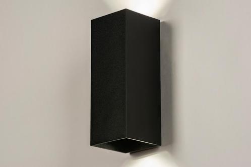 Rietveld Wandlampen - Zwart - Metaal, Aluminium, Huis en Inrichting, Lampen | Wandlampen, Verzenden
