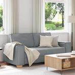 vidaXL 2-zitsbank Lichtgrijs 140 cm Stof, Huis en Inrichting, Banken | Bankstellen, Verzenden, Nieuw, Tweepersoons, Stof
