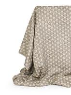 Elegante Geometrisch Meubelstof in Linnenmix - Meubelstof -