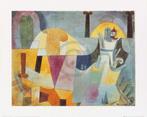 Kunstdruk Paul Klee - Landscape with black columns 50x40cm, Verzenden, Nieuw
