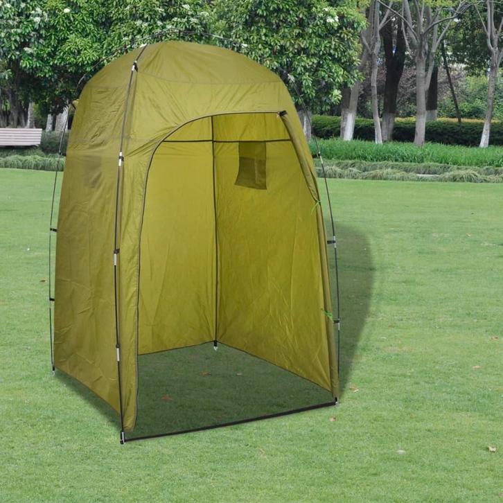 vidaXL Douche-/WC-/omkleedtent groen, Caravans en Kamperen, Kampeeraccessoires, Nieuw, Verzenden