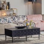 *WOONWINKEL* BePureHome Bequest Vintage Salontafel Zwart, Huis en Inrichting, Tafels | Salontafels, Verzenden, Nieuw