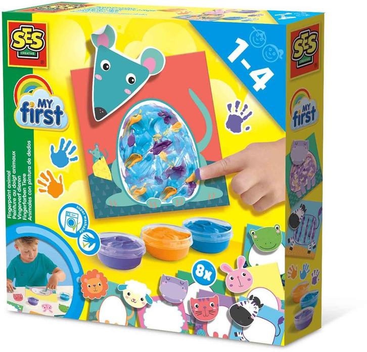 SES - My First Vingerverf Dieren | SES Creative - Hobby, Hobby en Vrije tijd, Knutselen, Nieuw, Verzenden
