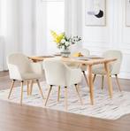 Set van 2 Velvet Eetkamerstoelen met Armleuningen – Comfort, Huis en Inrichting, Stoelen, Verzenden, Nieuw