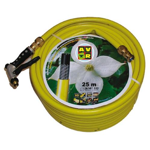 Talen Tools AVR Gele Tuinslang - 25m - 3/4 - UV-bestendig, Tuin en Terras, Tuinslangen, Nieuw, Ophalen of Verzenden