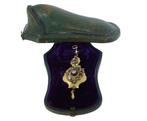 Hanger - 14 karaat Geel goud, Zilver Diamant (Natuurlijk) -