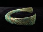 Viking periode Brons gelijkende gevlochten armband - 7 cm