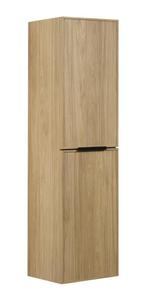 Badkamerkast Luxor 40 x 35 x 150 cm Licht Eiken Kolomkast, Verzenden, Nieuw, (Half)hoge kast