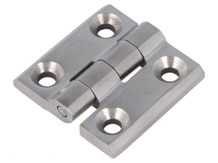Scharnier - 40x40mm - RVS - Extra sterk, Doe-het-zelf en Verbouw, IJzerwaren en Bevestigingsmiddelen, Minder dan 50 mm, Spijkers