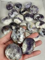 Dikke Chevron Amethist edelstenen - knuffelstenen- 2 kg, Verzamelen, Mineralen en Fossielen