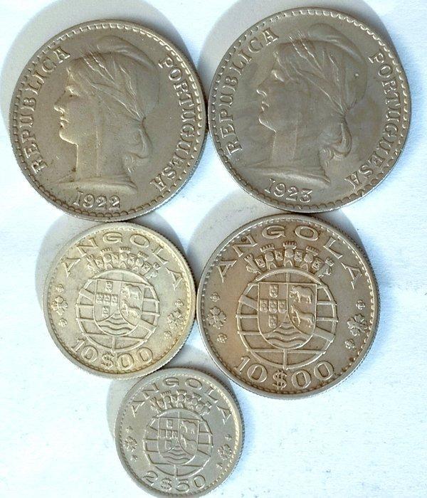 Portugal, Portugees Angola. Republica. Várias datas e, Postzegels en Munten, Munten | Europa | Niet-Euromunten