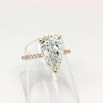 Zonder Minimumprijs - Ring - 18 karaat Geel goud - 4.25ct., Nieuw