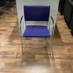 Vergaderstoel / zaalstoel Thonet S360, paars-chroom
