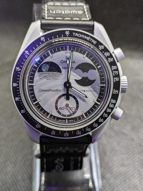 Swatch - MoonSwatch. Mission to Earthphase - Zonder, Sieraden, Tassen en Uiterlijk, Horloges | Heren