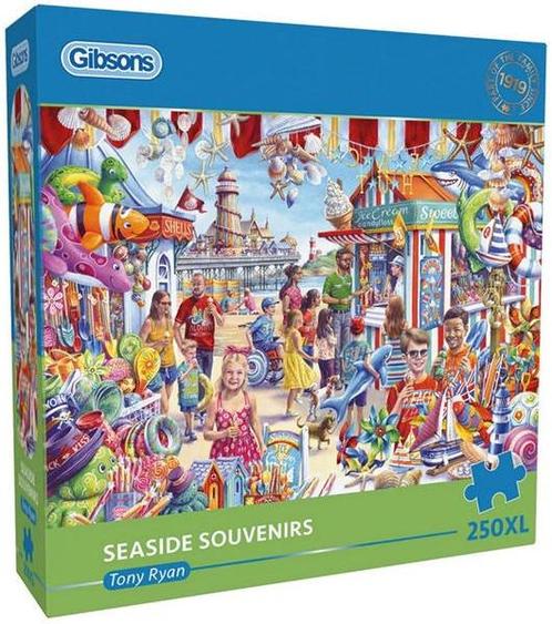 Seaside Souvenirs Puzzel (250 XL stukjes) | Gibsons -, Hobby en Vrije tijd, Denksport en Puzzels, Nieuw, Verzenden