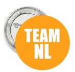 Oranje button of kleding (magneet) TEAM NL, Verzenden, Nieuw, Versiering, Oranje of Koningsdag