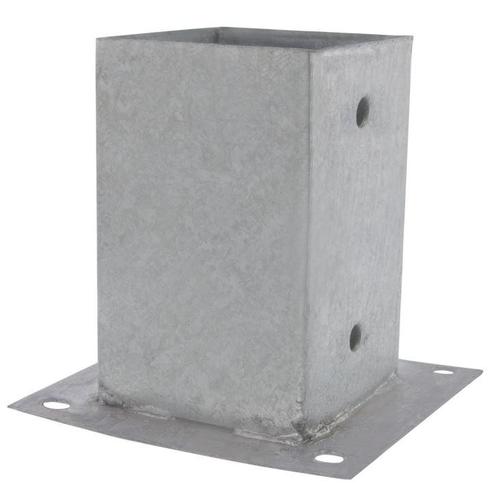 Starx Paalhouder op plaat 92x92 mm verzinkt, Doe-het-zelf en Verbouw, IJzerwaren en Bevestigingsmiddelen, Verzenden