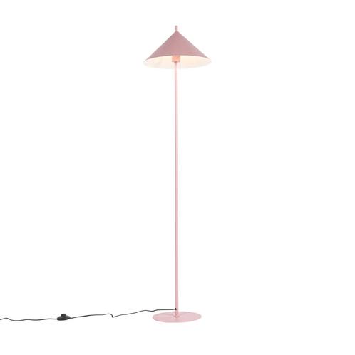 Design vloerlamp roze driehoek - Triangolo, Huis en Inrichting, Lampen | Vloerlampen, Nieuw, Overige materialen, 150 tot 200 cm