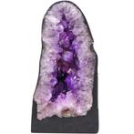 Vivid Amethyst - Geode - 40x20x15 cm- 12 kg, Verzamelen, Mineralen en Fossielen