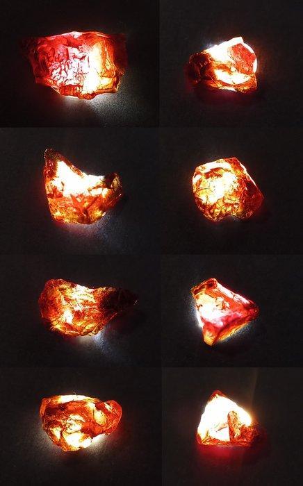 Granaat Kristalen- 20.09 g - (74), Verzamelen, Mineralen en Fossielen