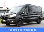 Ford Transit 350 2.0 TDCI L3H2 Black Edition, Auto's, Ford, Zwart, Nieuw, Transit, Lease