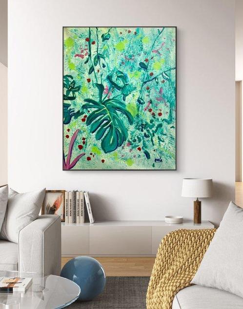 maZe - JUNGLE - XL, Antiek en Kunst, Kunst | Schilderijen | Modern