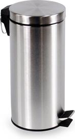 2dekans | BRASQ Pedaalemmer 30 Liter - RVS - PB130 -, Ophalen of Verzenden, Zo goed als nieuw