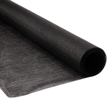 Pvc gaasdoek / meshdoek / gaasnet - 250gr Zwart - 85% windre beschikbaar voor biedingen