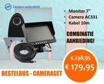 Achteruitrijcamera Bestelbus complete set - NIEUW, Nieuw, Ophalen of Verzenden