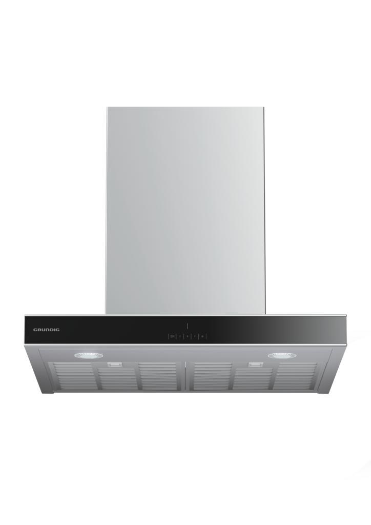 Grundig GDK57000BXB Wandschouw Afzuigkap | 60 cm | RVS |, Witgoed en Apparatuur, Afzuigkappen
