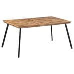 vidaXL Eettafel 169x98,5x76 cm massief teakhout, Huis en Inrichting, Tafels | Eettafels, Verzenden, Nieuw