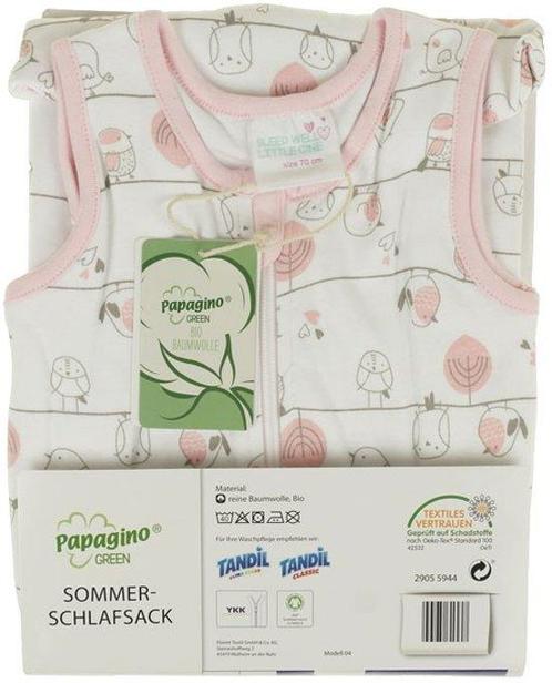 Papagino Baby Slaapzak met Vogelprint 90cm, Huis en Inrichting, Slaapkamer | Matrassen en Bedbodems, Verzenden