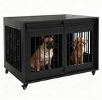 2dekans | HuisenDier Hondenhok op Wieltjes - Bench voor 2, Ophalen of Verzenden, Zo goed als nieuw
