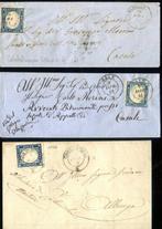 Italiaanse oude staten - Sardinië 1855/1861 - Sardinië:, Gestempeld