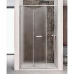 Nisdeur Lacus Ponza Evo Vouwdeur 95x200 Cm Mat Glas Chroom, Ophalen of Verzenden, Nieuw, Chroom, Douche