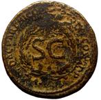 Romeinse Rijk. Trajan (98-117 n.Chr.). Semis Struck at Rome, Postzegels en Munten, Munten | Europa | Niet-Euromunten
