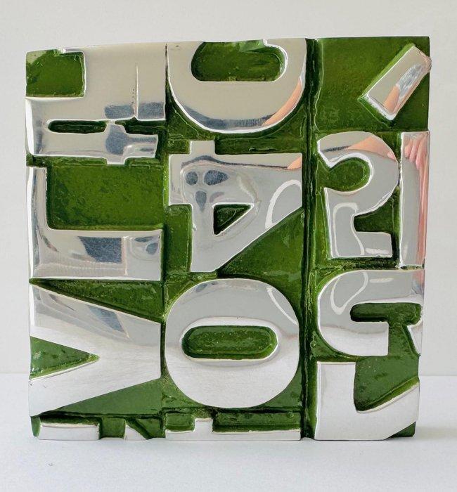 Karl Lagasse - GOD BLESS KAKI - Vendu sans prix de réserve., Antiek en Kunst, Kunst | Designobjecten