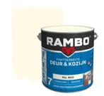 Rambo Pantserbeits Deur & Kozijn Dekkend RAL 9010 | Zuiver, Verzenden, Wit, Nieuw, Beits