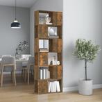 vidaXL Boekenkast/kamerscherm 60x24x186 cm gerookt, Huis en Inrichting, Kasten | Boekenkasten, Verzenden, Nieuw, 50 tot 100 cm