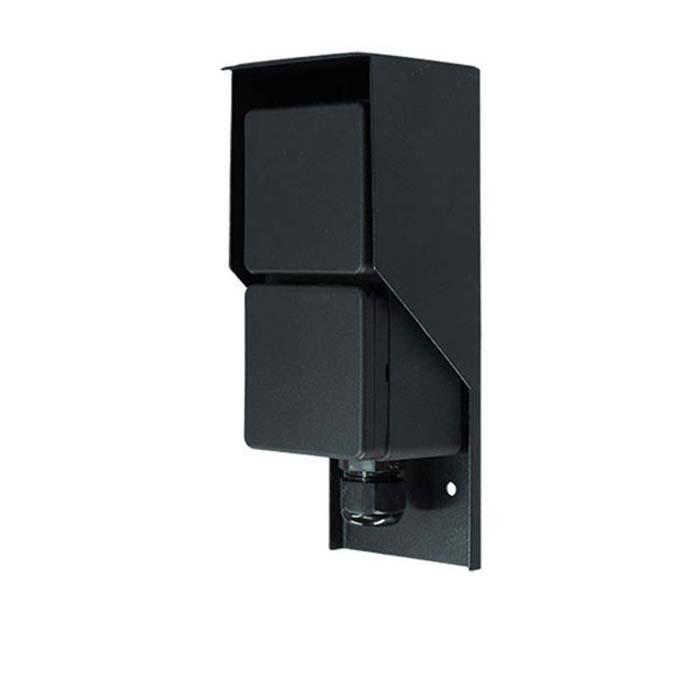 Buitenstopcontact wand | IP44 | 2 stopcontacten | Mat zwart, Doe-het-zelf en Verbouw, Elektra en Kabels, Nieuw, Verzenden