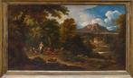 Carlo Antonio Tavella (1668–1738) - Paesaggio arcadico con, Antiek en Kunst